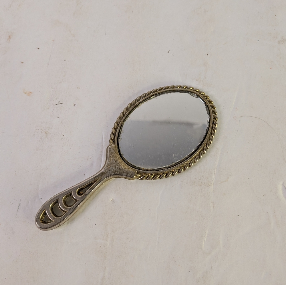 Vintage Small Hand Mirror